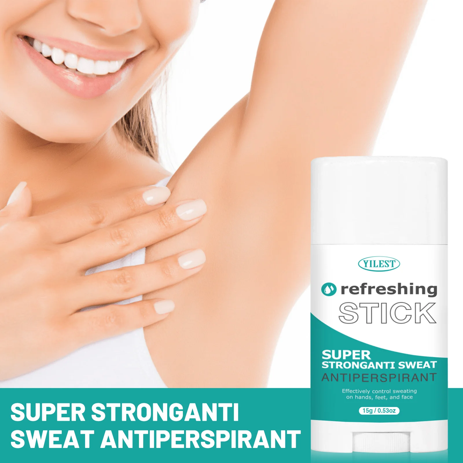 Super Strong Antiperspirant Stick For Hands Feet And Face_voghion.com