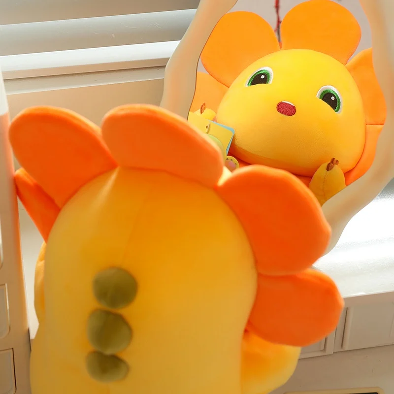 25 Cm/9,84 Pollici  Grande Peluche A Forma Di Dinosauro Con Bocca Simpatico Cartone Animato Per Bambini Compleanno~p126716851