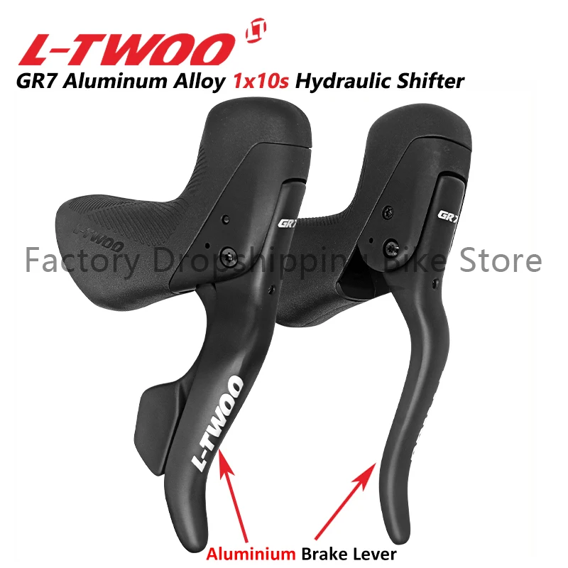 Bicycle Hydraulic Disc Brake Shifter Levers 1x12/1x11/1x10 Speed Carbon Fibre For Gravel Road Bike