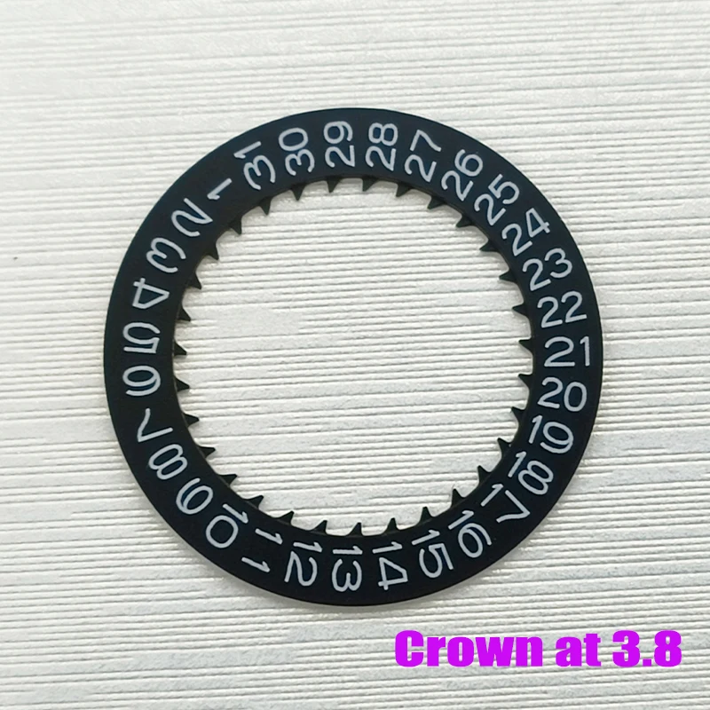 Black Date Wheel Dial for Automatic Watch Movement