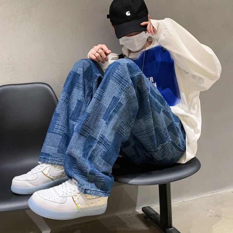 Mens Casual Pants Black Harem Loose Trousers Streetwear Pantalon Homme Sweatpants