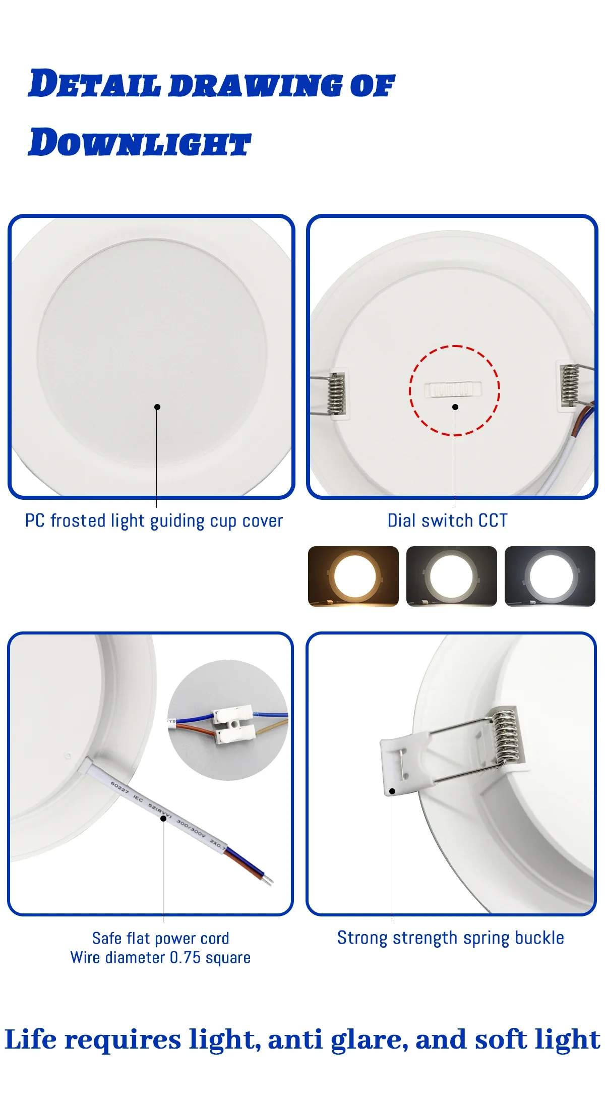 1-10pcs Led Surface Mounted Spot Downlight CCT 3000/4000/6500K S17c7476f971640149a1b49bef7563d83n