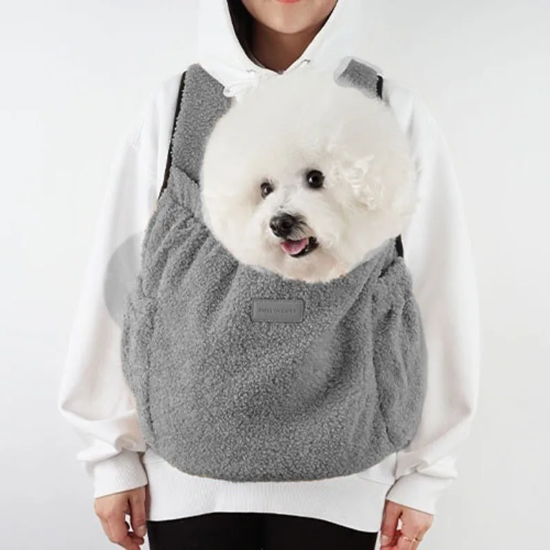 Pet Carrier Bag Winter Chest Pet Bag Extra Large Capacity Dog and Cat Bag Waterproof and Wind Resistant Portable Pet