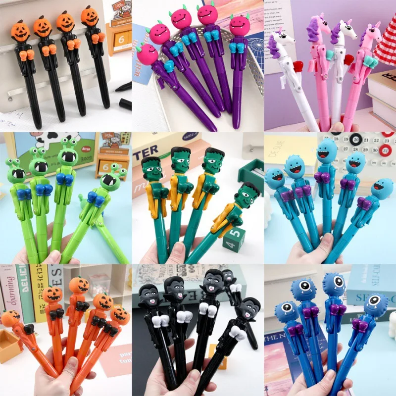 青猫ボクサーペン 12pcs/lot Kawaii Monster Animal Boxing Ballpoint Pen