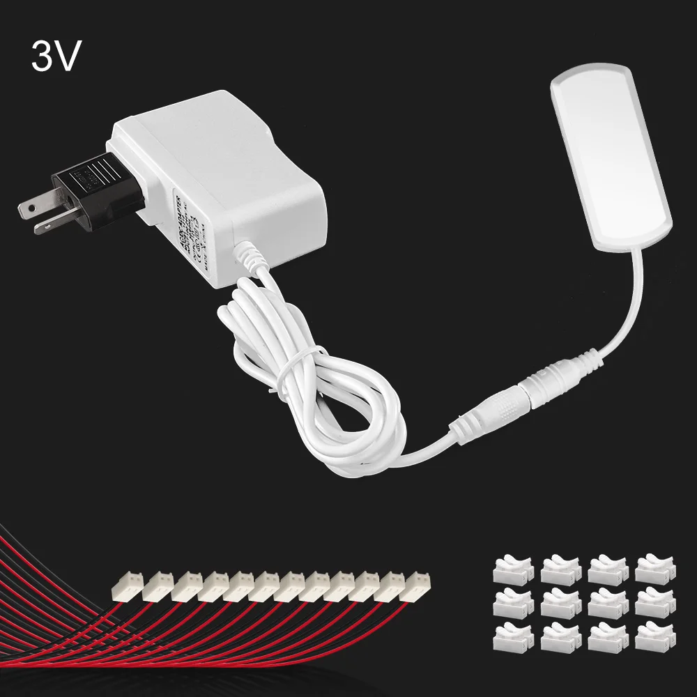 Universal 12-Port Power Supply Adapter for Model Displays and Layouts
