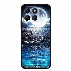 Floral TPU Soft Silicone Back Cover Phone Case for -Honor X8C 4G Global (G08.CH.27)