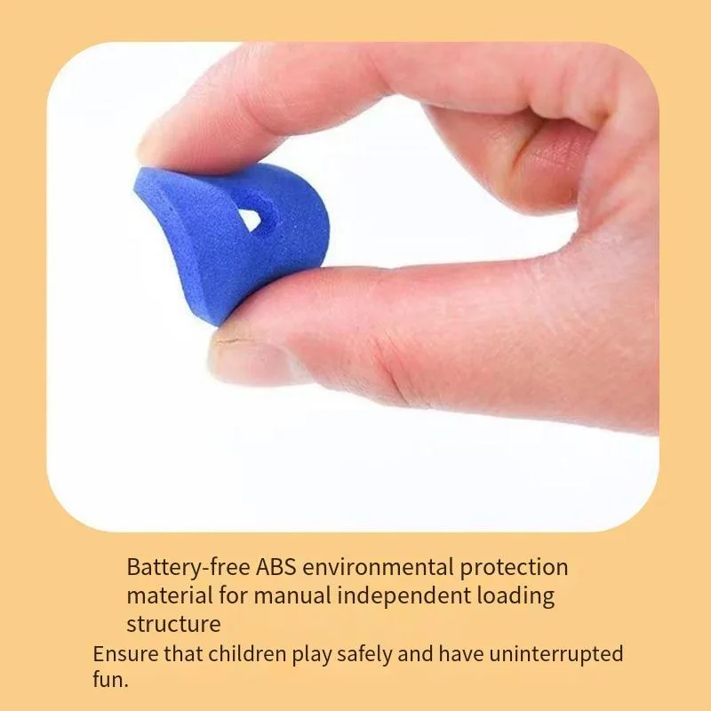 New Children's Flying Disc Launcher Safety EVA Material Outdoor Soft Bullet Battle Tool Parent-child Two-person Interactive Toy