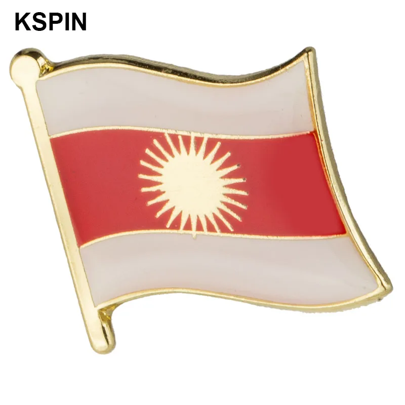 Akachafactory Wimpel – Mini Flagge / Fahne Yazidi Yezidi, 15x10 Cm, Doppelseitig Bedruckt, Aus Polyester