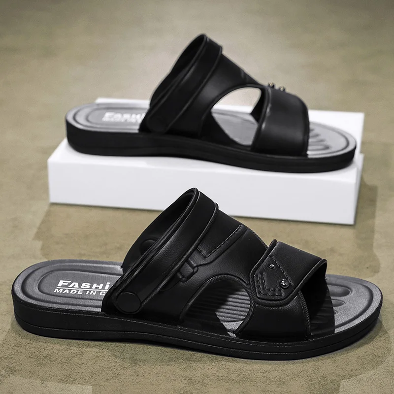 الصيف الرجال الصنادل الترفيه أحذية الشاطئ الذكور ع...