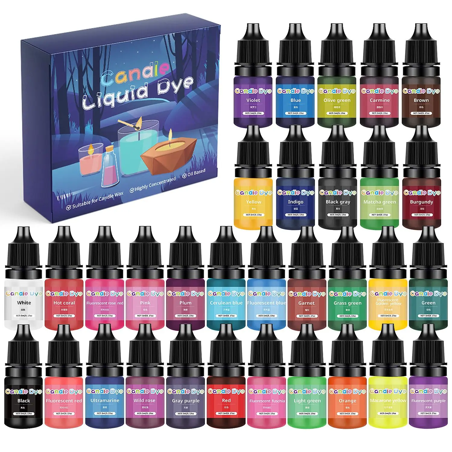 SET 12(36pcs-5ml)