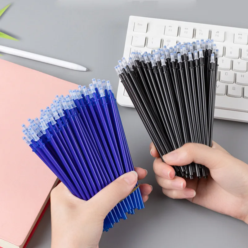 

20 Pcs Erasable Gel Pen Refills Needle 0.5mm Black / Blue Ink Erasable Pens Refill Office School Supplies for Kids Children