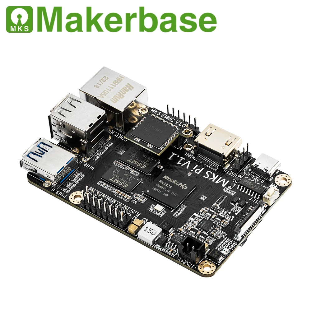 Makerbase-mks pi Placa Quad-core 64bits Soc Onboard Klipper 3.5 Tela Sensível ao Toque para Voron vs Raspberry pi Placa Raspi - Imagem 2