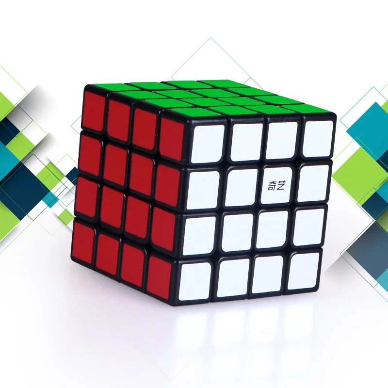 QiYi Professional Sticker Magic Cube Base Getting Started 3x3x3 4x4x4 5x5x5 Megaminx Speed Twist Puzzle Magic Cube for Children