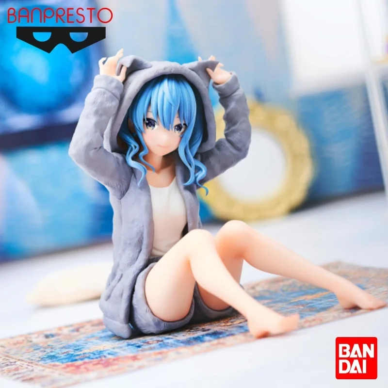 

Bandai Original Hololive Anime Figure Relax Time Hoshimachi Suisei Action Figure Toys Collectible Model Ornaments Kids Gifts