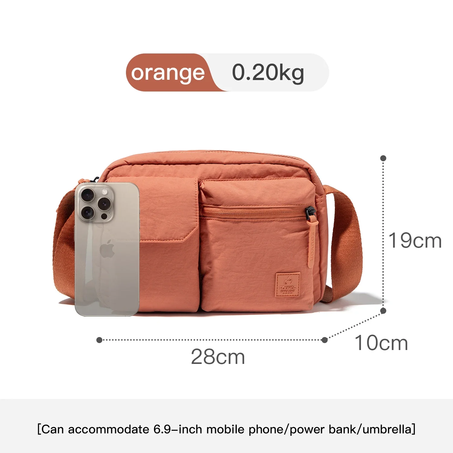 Orange Shoulder Bag