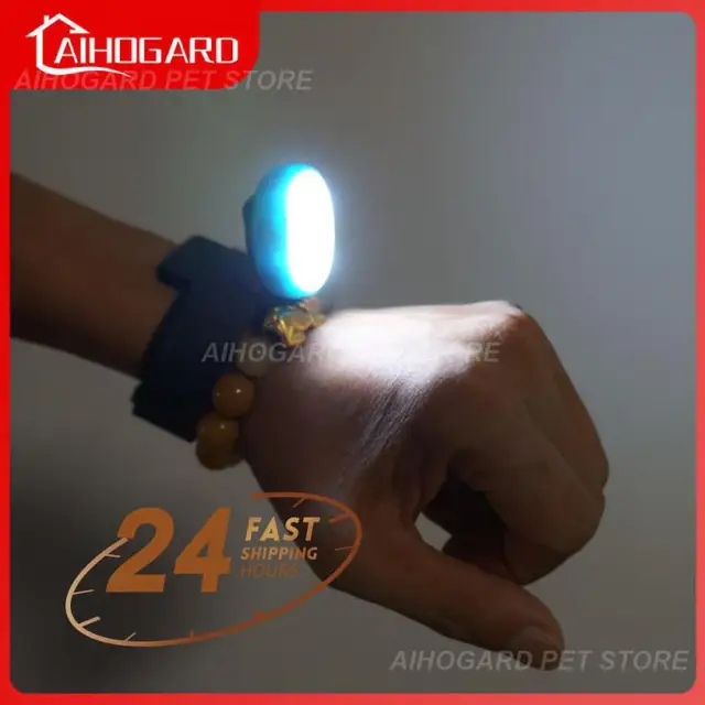 2024new Night Cycling Running Lamp Waterproof LED Flashing Wrist Band Bracelet Portable Bike Light LED Wrist Lamp Flashlight ﻿