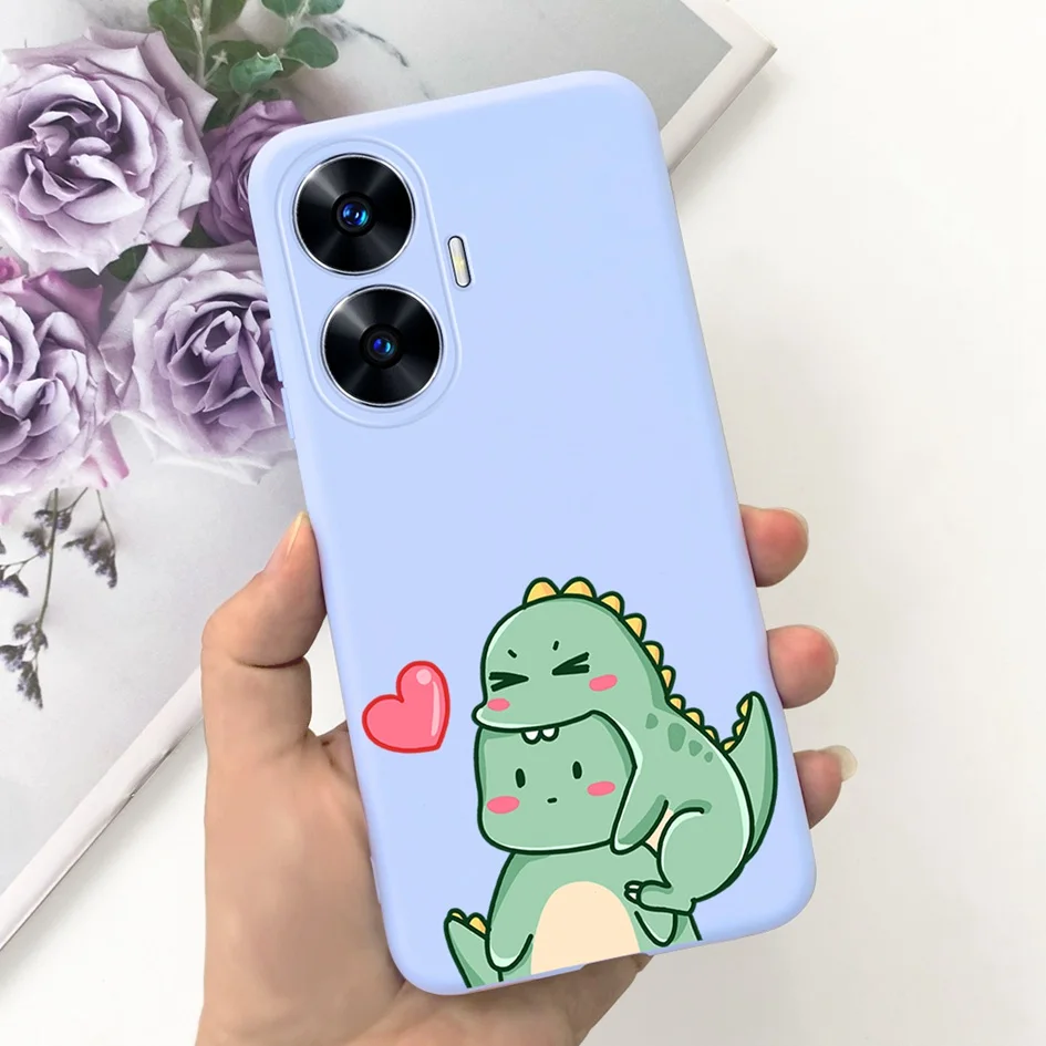 Cute Cartoon Flower Silicone Phone Case - Soft Slim Shockproof Bumper