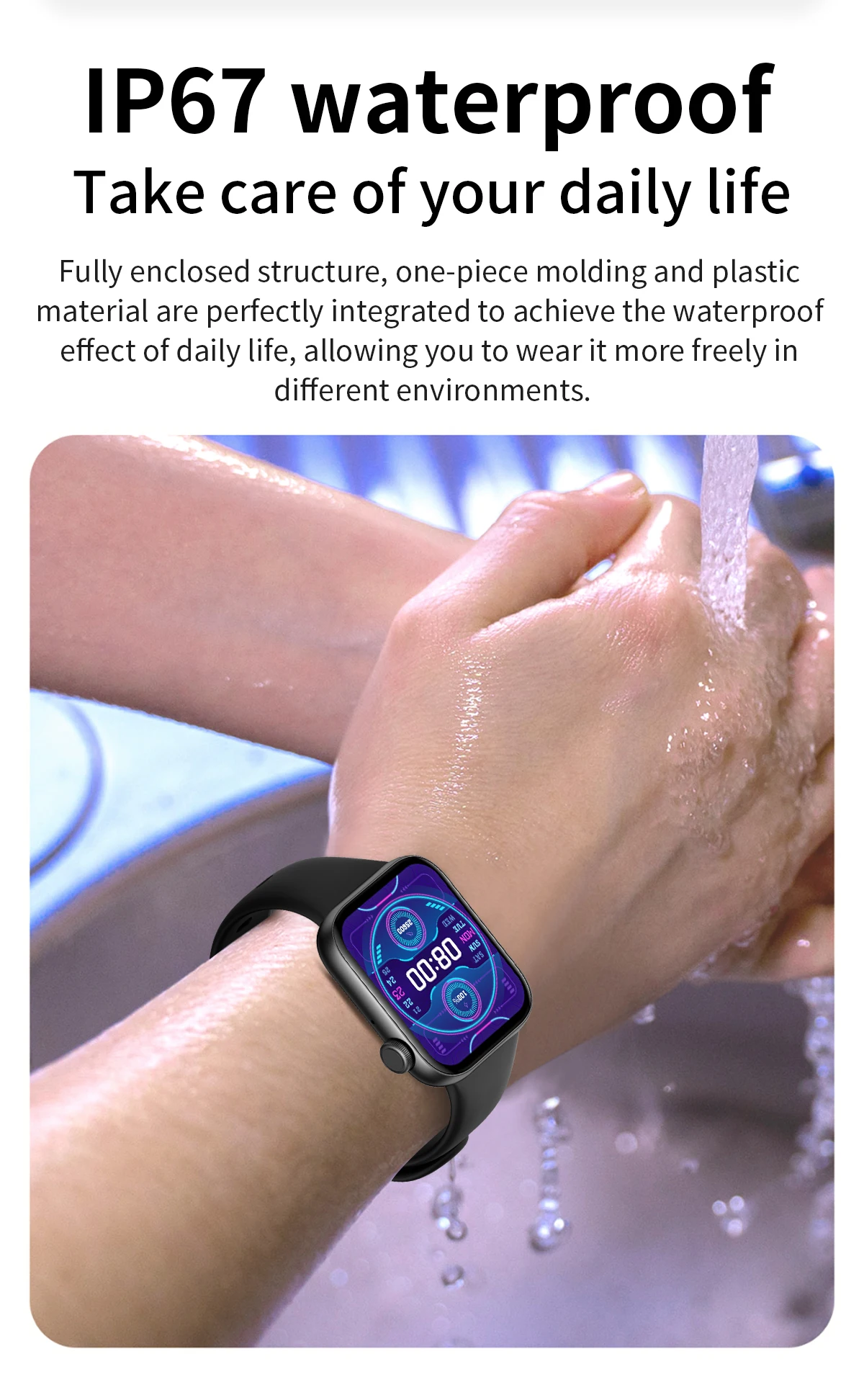 Gadgend men’s smartwatch hd full touch screen bluetooth answer dial call watch 120+ sport mode waterproof smart watch men women