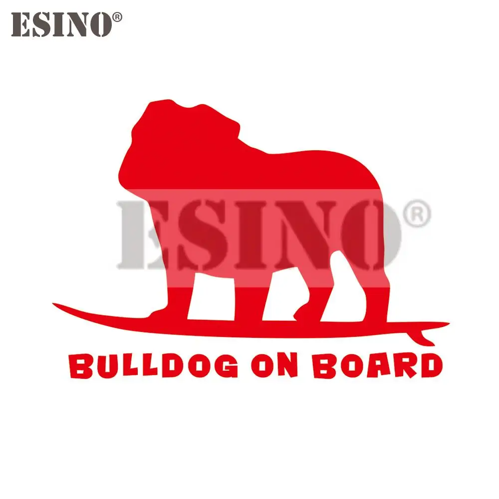 

Car Styling Creative Funny Bulldog On Board Car Decorative Decal Cartoon PVC 3D Carving Car Body Sticker Pattern Vinyl