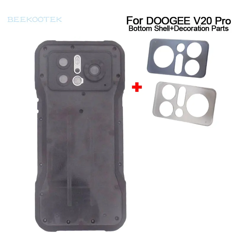 

New Original DOOGEE V20 Pro Battery Cover Back Case Bottom Shell With Rear Decoration Parts Accessories For DOOGEE V20pro Phone