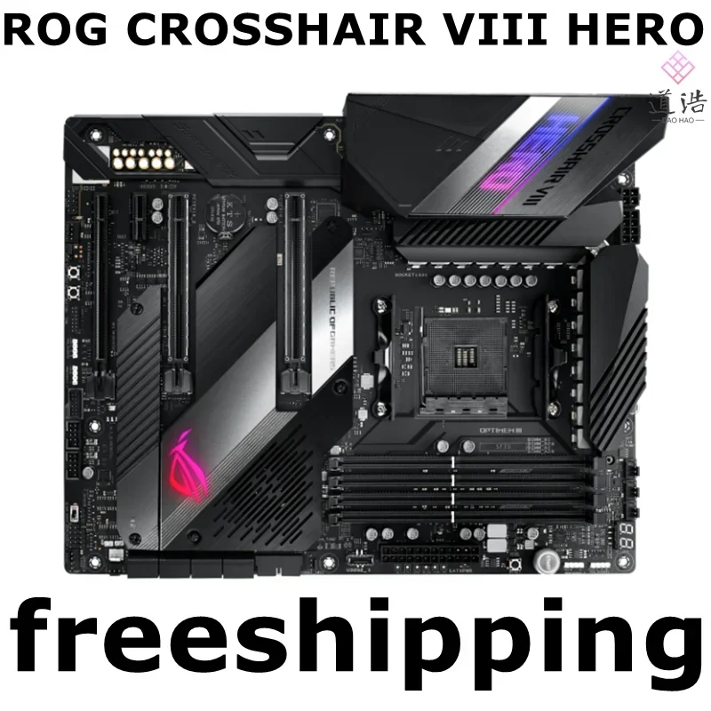 For ROG CROSSHAIR VIII HERO Motherboard 128GB AM4 DDR4 ATX X570 Mainboard 4 For ROG CROSSHAIR VIII HERO Motherboard 128GB AM4 DDR4 ATX X570 Mainboard - Image 2