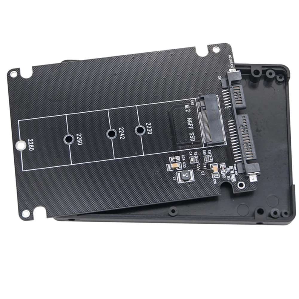 SATA3.0 6Gbps M.2 NGFF SSD To SATA3 Adapter Card M2 NGFF SSD To SATA3.0 External Hard Drive Box Hard Disk Adapter Board