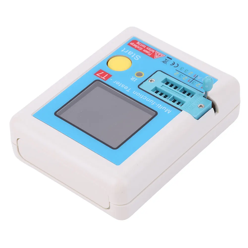 LCR-T7 Capacitance LCR ESR Meter Multifunction Full Color Graphic Display Transistor Meter High Precision LCR ESR NPN PNP MOSFET