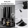 Mtssii 7ml Base Gel Nail polish Bright Color Semi Permanent Soak Off UV LED Nail Art No Wipe Top Coat Nail Art For Manicure 3