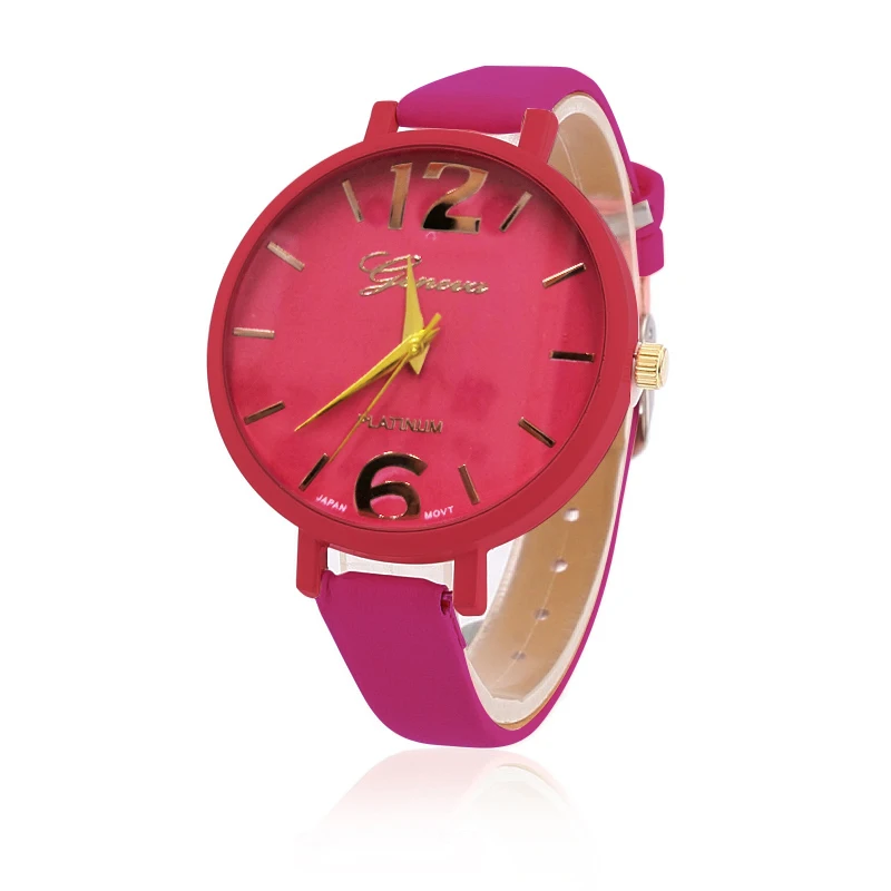 

Luxury Wrist Watches Fashionable casual women Quartz Watch Small strap Big Dial Women Wathes Ladies watch relogio feminino