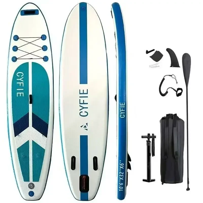 Standing Inflatable Paddle Board Surfboard Cruise Version Double Layer Thickened Brushed Wear-resistant Non-slip Beginner - Image 3