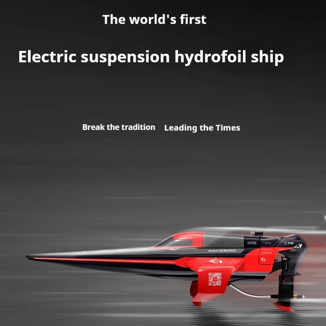 E1 RaceBird 1/14 Remote-controlled hydrofoil Rc speedboat Model Boat Ship 2.4GHz RTR Children'S Toy Gift 1