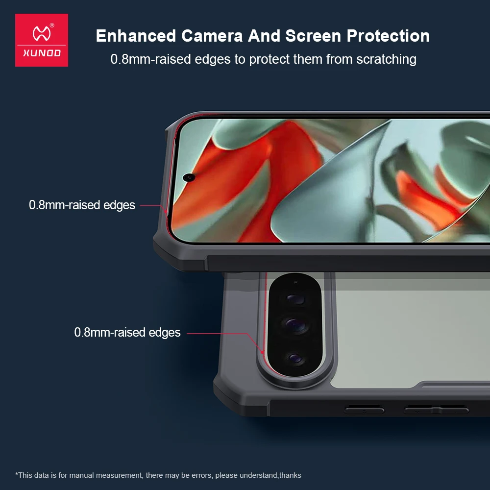 Xundd Lightweight Drop-Proof Phone Case with Lens Protection and Airbag Cushioning