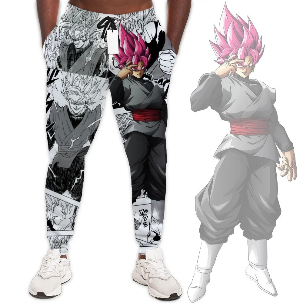 

Женские спортивные брюки Goku, длинные брюки с рисунком розы, весна-осень
