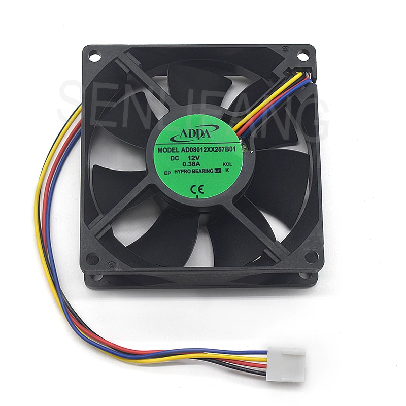 Per Cpu Pwm Automatica A Temperatura Controllata A 4 Fili (4Pin) 12V 0.38A Ad08012Xx257B01 8 Cm 8 Cm 8025