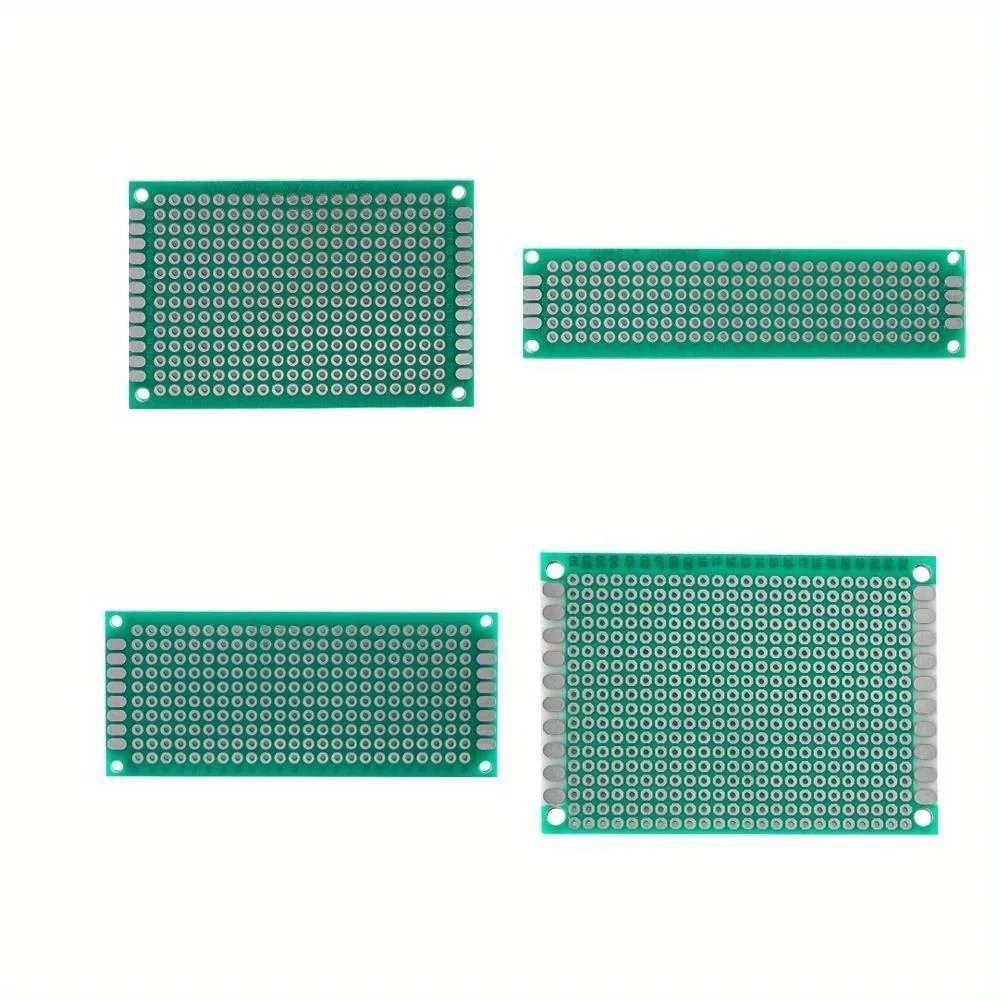 DIY 범용 단면 프로토타입 PCB 키트, 취미 및 엔지니어용 다양한 크기 (5x7, 4x6, 3x7, 2x8cm), 세트당 20 개