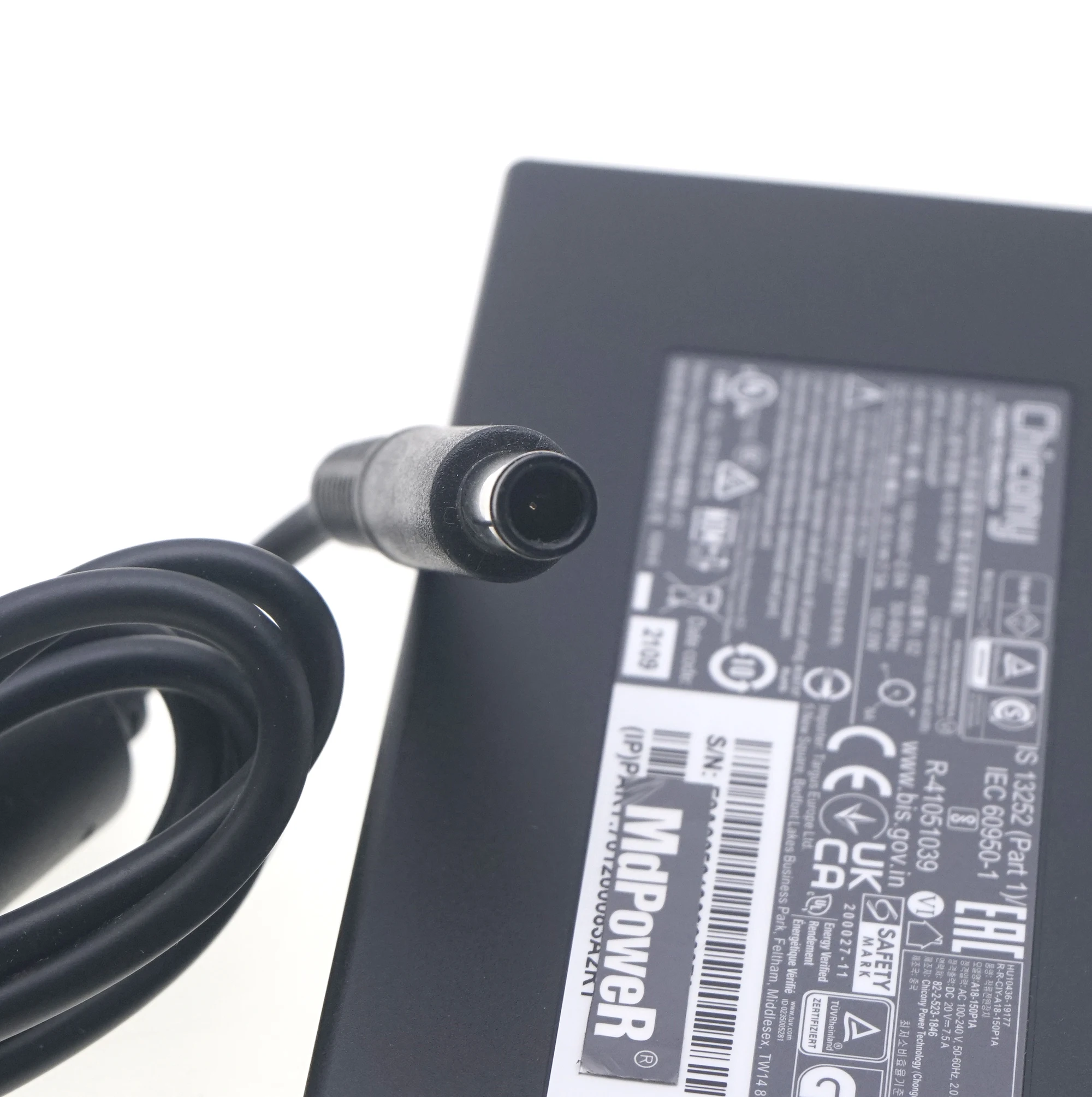 A18-150P1A AC 어댑터 치코니 20V 7.5A 150W 충전기 7.4x5.0mm 노트북 전원 공급 장치