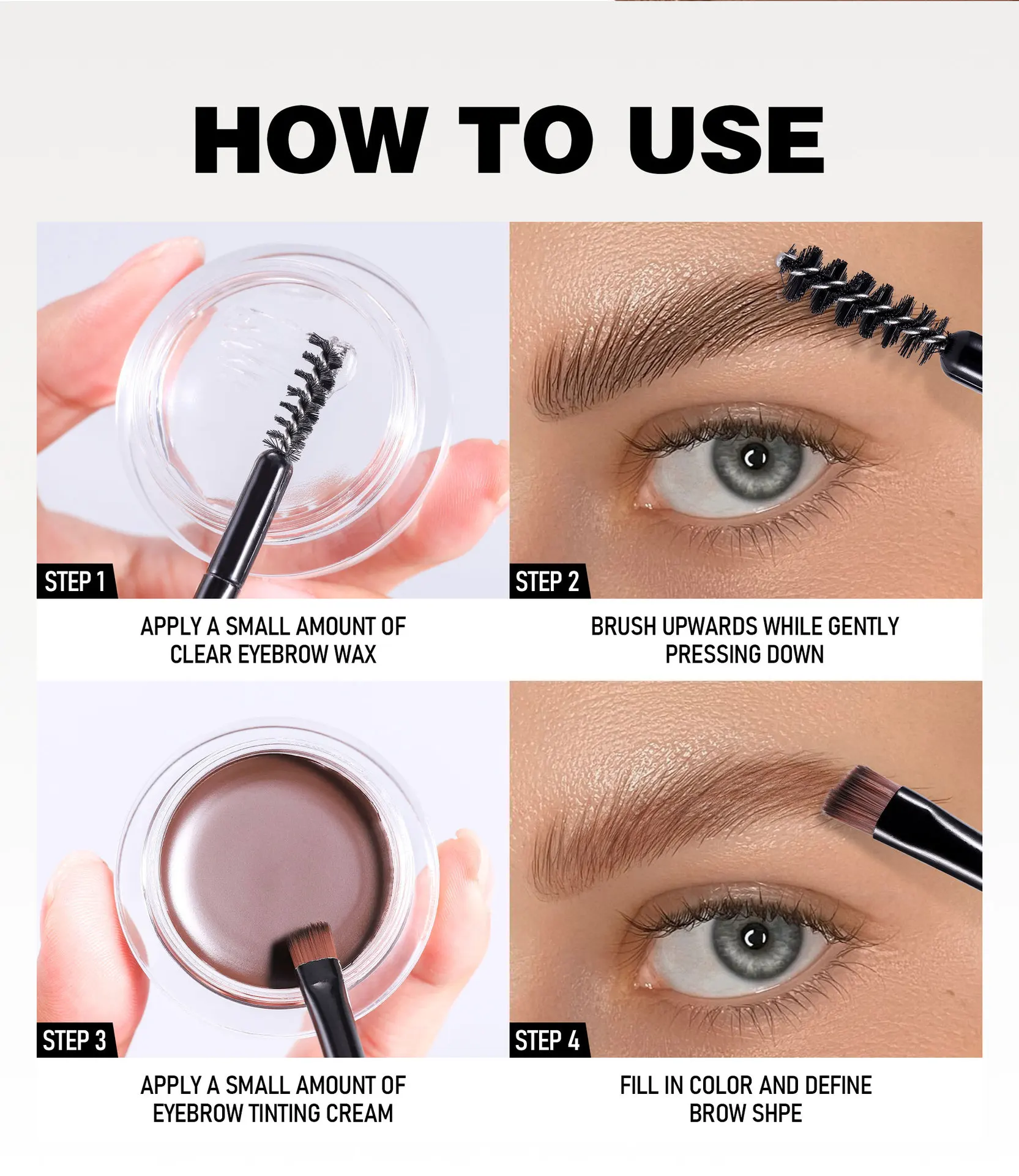Description Picture 5 of itemHalloween Waterproof Eyebrow Gel and Body Paint 2-in-1 Set — Long-lasting Halloween Makeup Eyebrow Makeup Set
