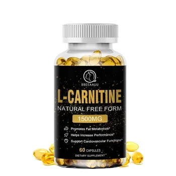 Carnitine Capsules Promote Fat Metabolism Support Energy & Growth Muscles Burning Fat Sport Supplement Health Diet-BBEEAAUU L