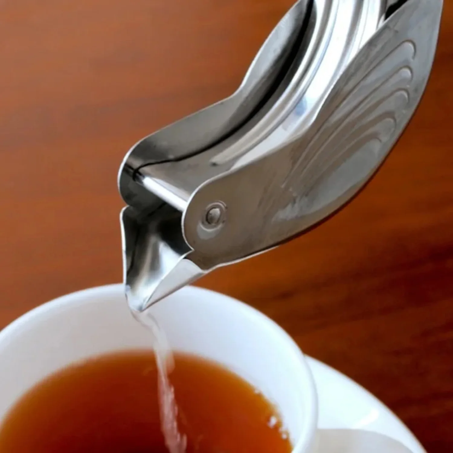 Bird Lemon Wedge Squeezer Anti Corrosion Hand Press Orange Juicer Handheld Portable Metal Citrus Juicer Stainless Steel 5