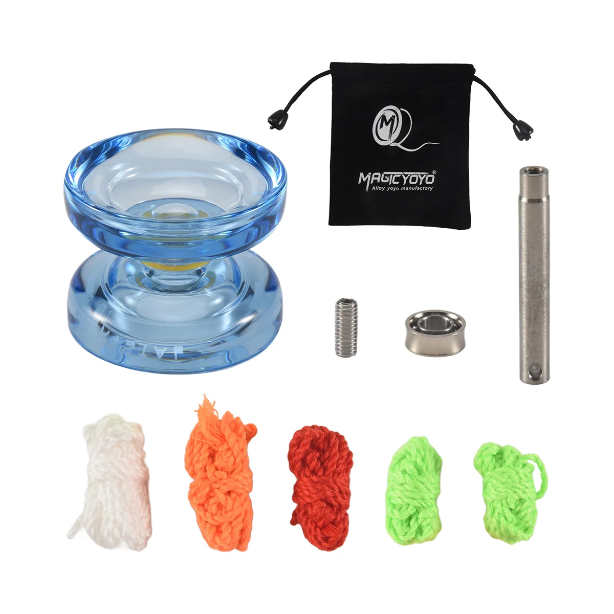 MAGICYOYO K2 Plus Crystal Responsive Yoyo Dual Purpose Yo-Yo Replacement Unresponsive Bearing Intermediate