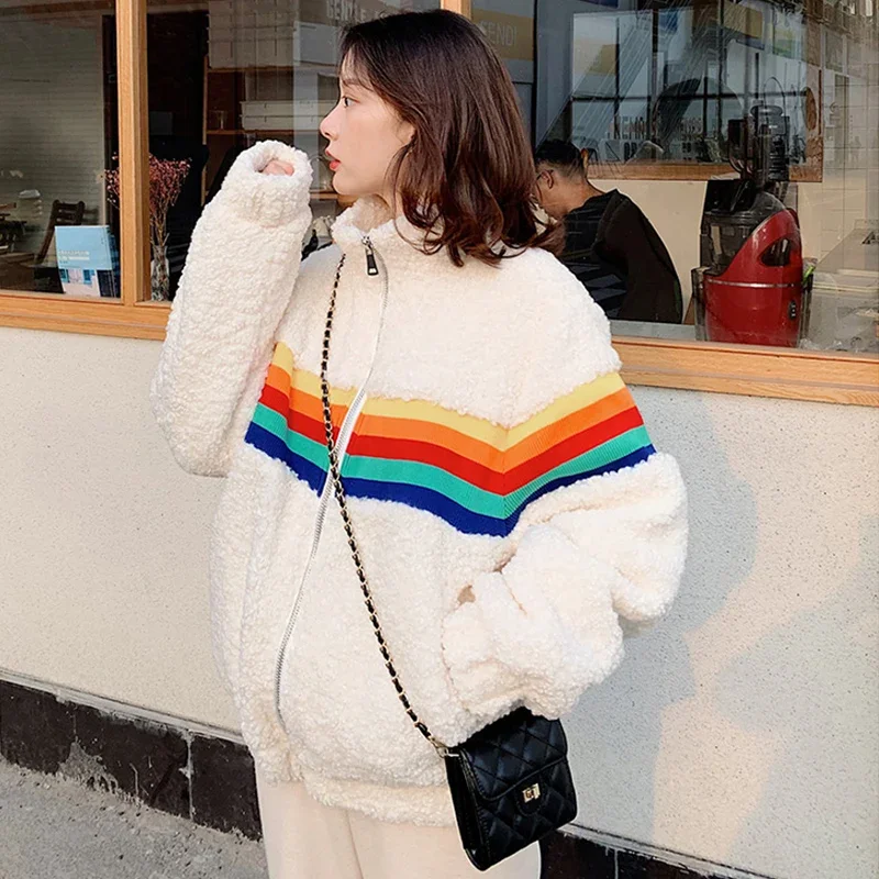 Autumn Winter Cashmere Imitation Fleece Maternity Nursing Hoodies Loose Sweatshirts Clothes for Pregnant Women Pregnancy Tops