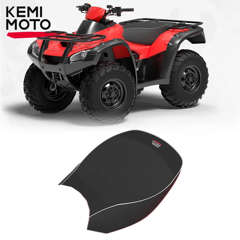 

Universal ATV Seat Cover 1680D Oxford Cloth Quad Bike for Honda Foreman Compatible with Polaris Sportsman for Can-am Outlander