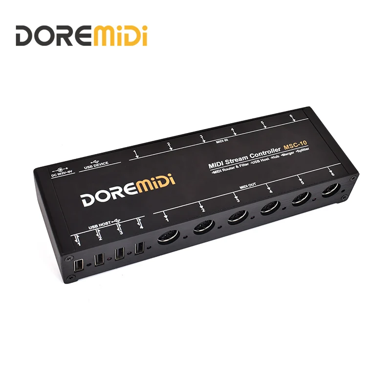 DOREMiDi MIDI 스트림 컨트롤러 MSC-10 MIDI 메시지 경로 지정 및 필터링