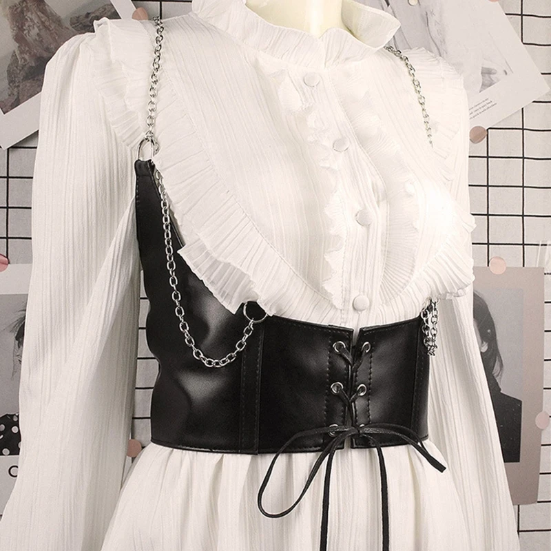 

Teens Elegant Lift Up Underbust Corset with Adjustable Belt Bustier Bodyshaper
