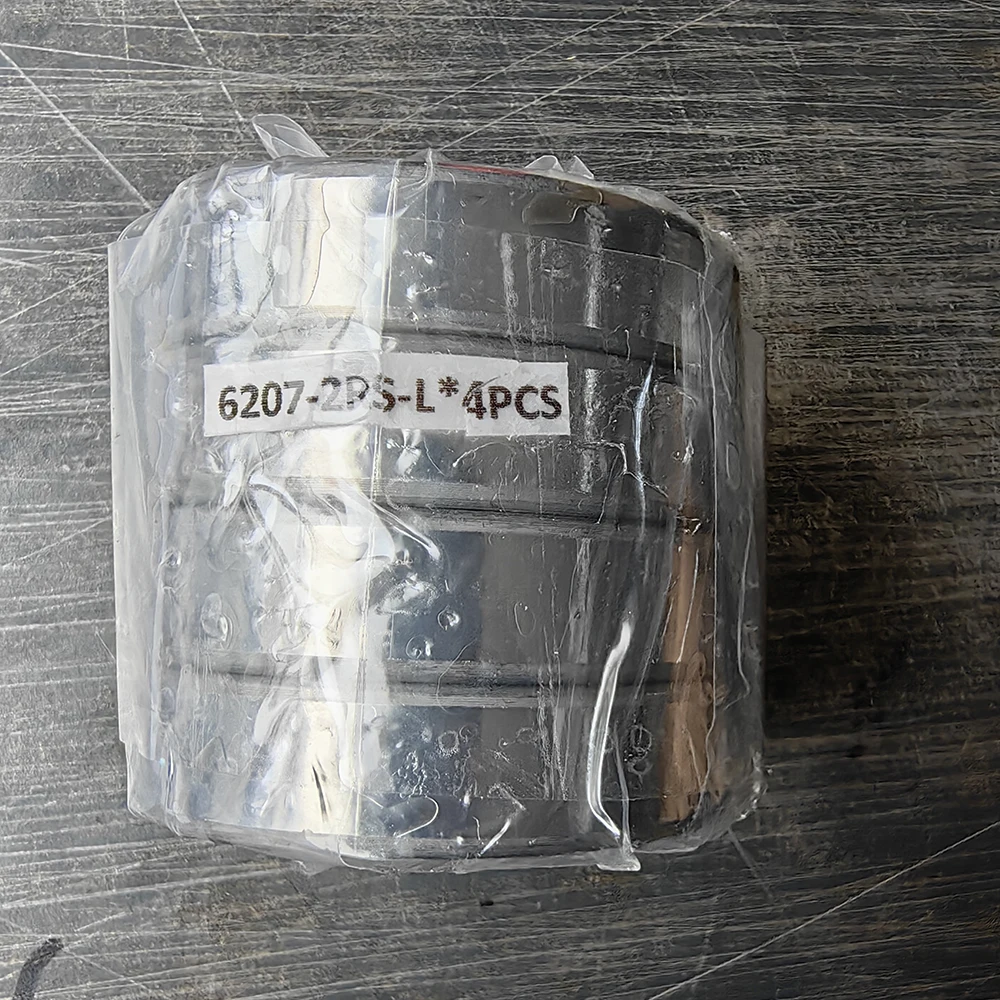 

4 шт./партия, подшипники 6207-2RS, нормальное качество