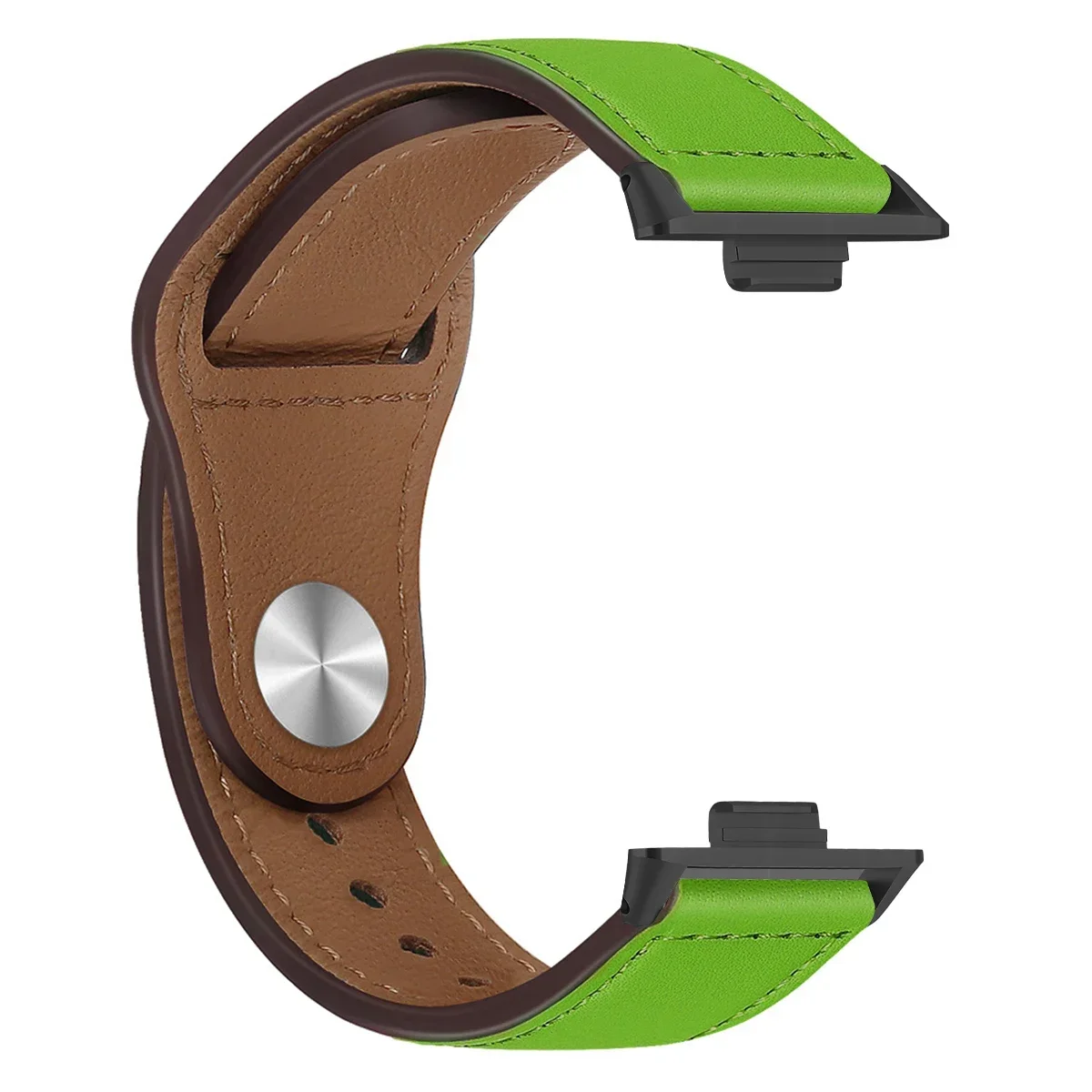 Premium Leather Band Wrist Strap for Smart Watches - Stylish Accessory Compatible with Multiple Models
