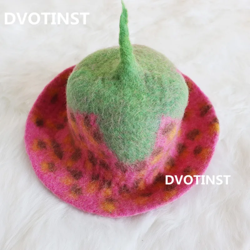 Dvotinst- 사진 촬영 소품, 용 핸드메이드 양모 파인애플 딸기 보닛 모자, 사진 스튜디오 촬영 사진 소품