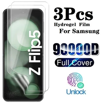 Pellicola idrogel da 3 pezzi per Samsung Galaxy Z Flip 6 5 4 3 protezione schermo