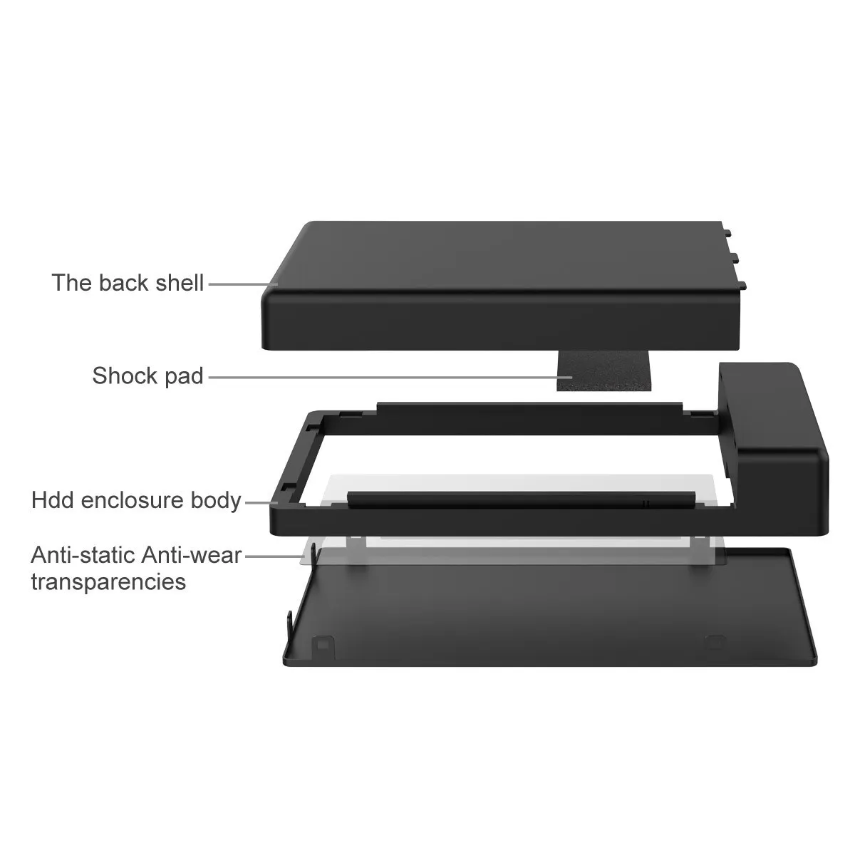 External Hard Drive Case Hard Drive Enclosure Hard Disk Case External Hard Drive Box HDD Case Enclosure ORICO 3.5 inch External Hard Drive Enclosure SATA to USB 3.0 HDD Case with 12V/2A Power Adapter Support 18TB UASP Tool free