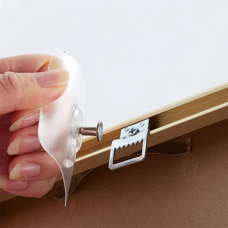 Self Adhesive Wall Hooks Adhesive Wall-Mounted Poster Photo Frame Clock Hangers Punch Free Screw Stickers Kitchen Organizer Holder 10/20 Pcs